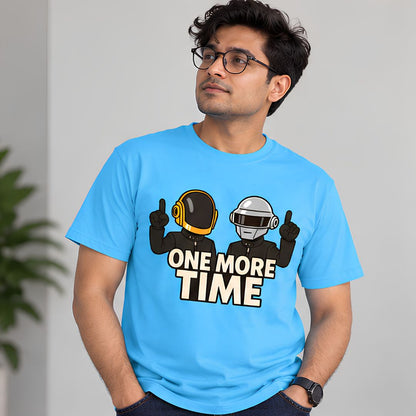 daft punk one more time t-shirt music band buy online india the banyan tee tbt men women girls boys unisex black