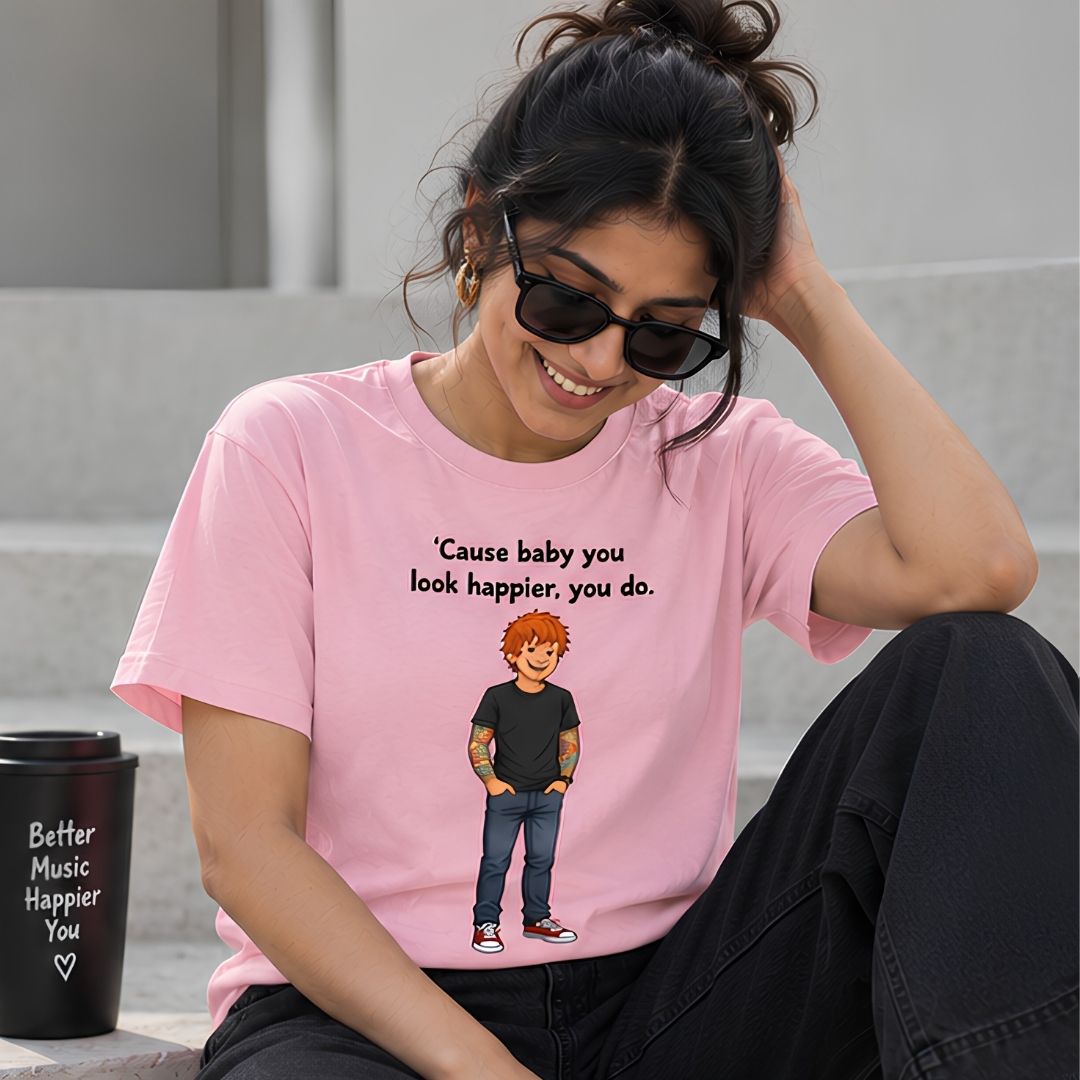 T shirt - Happier