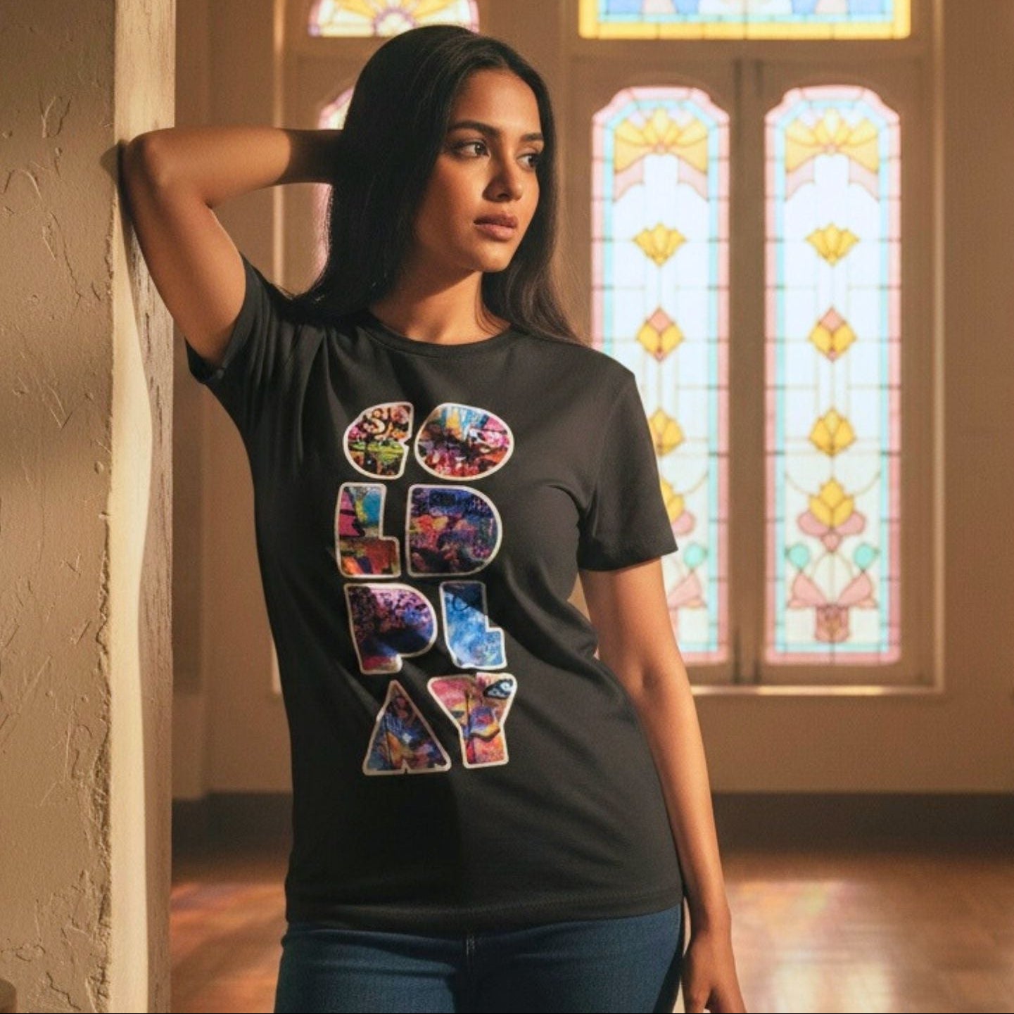 coldplat t shirt graffiti art