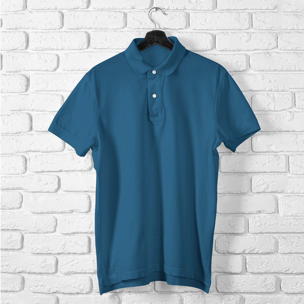 Coral Blue Polo T shirt
