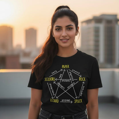 T shirt - Rock Paper Scissors