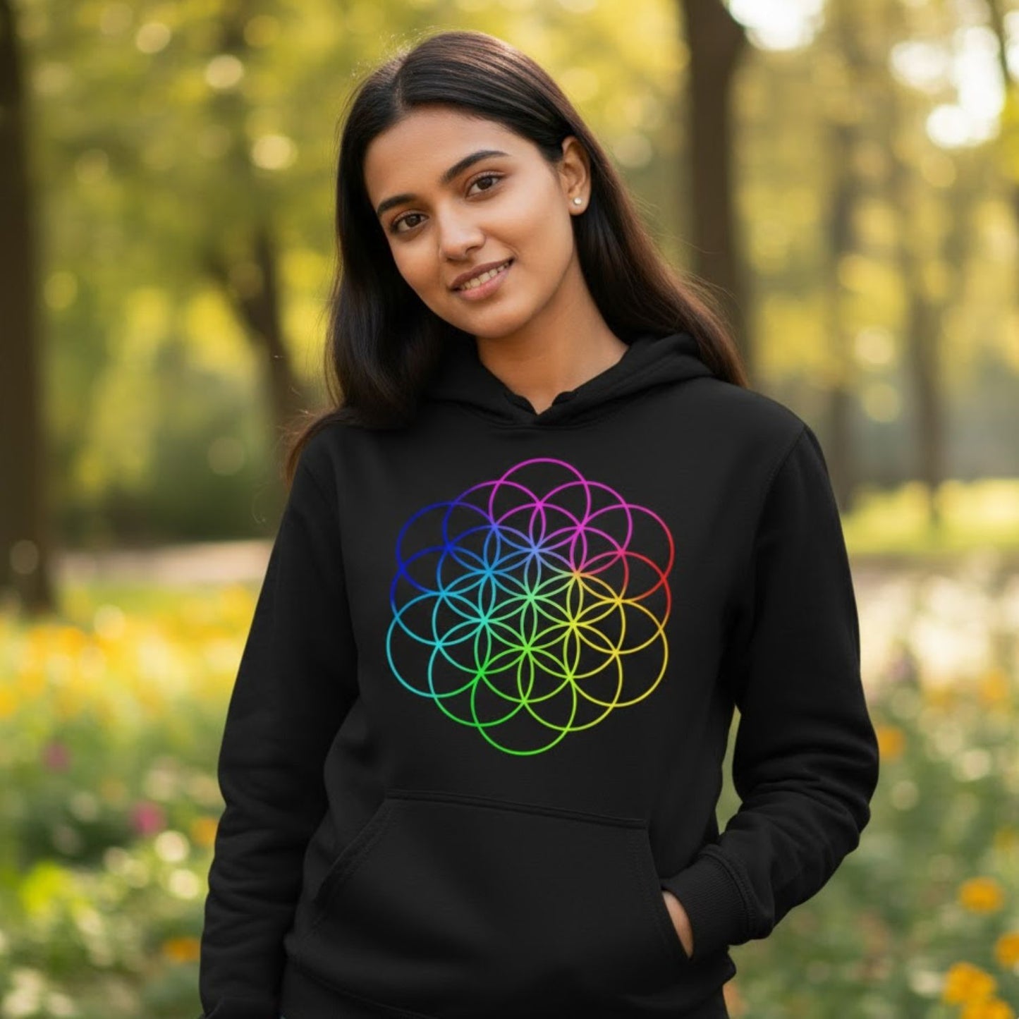 Hoodie - Flower Of Life