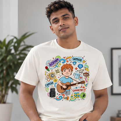 ed sheeran gingerverse t-shirt music band buy online india the banyan tee tbt men women girls boys unisex off white 