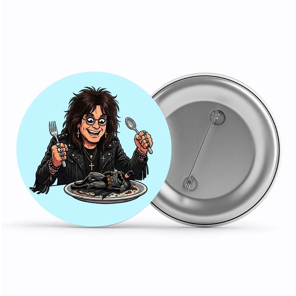 black sabbath bat meal badge pin button music band buy online india the banyan tee tbt men women girls boys unisex  