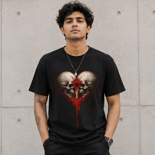 bullet for my valentine bullet heart t-shirt music band buy online india the banyan tee tbt men women girls boys unisex black