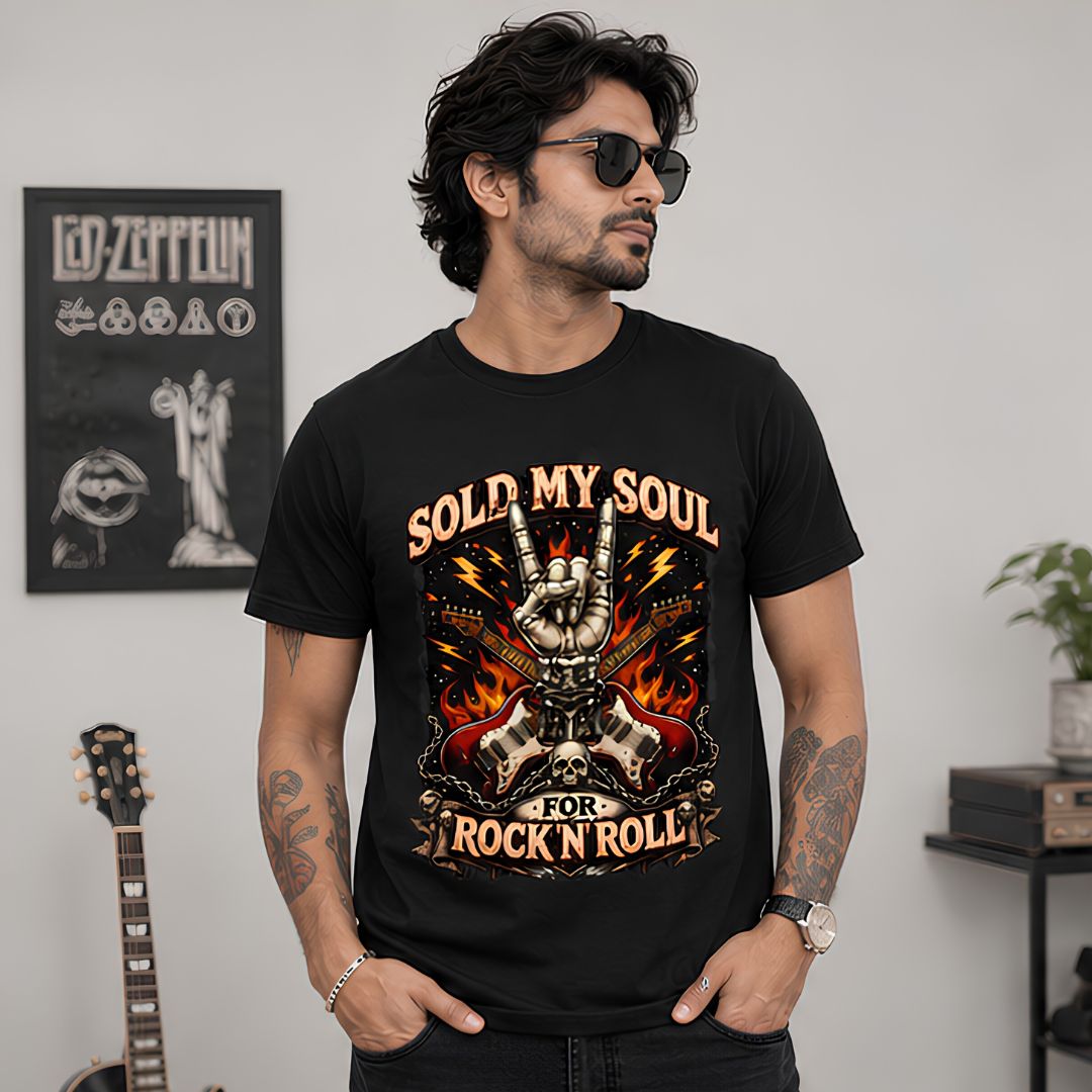 black sabbath sold my soul t-shirt music band buy online india the banyan tee tbt men women girls boys unisex black
