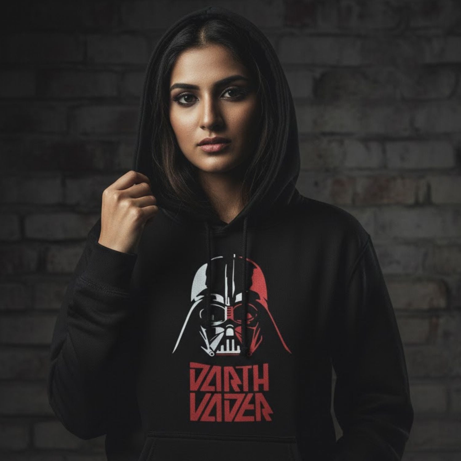 star wars darth vader hoodie hooded sweatshirt winterwear tv & movies buy online india the banyan tee tbt men women girls boys unisex black