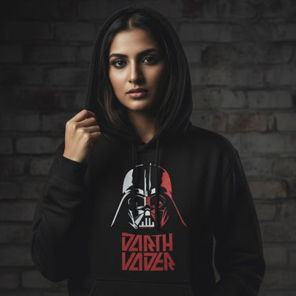 star wars darth vader hoodie hooded sweatshirt winterwear tv & movies buy online india the banyan tee tbt men women girls boys unisex black