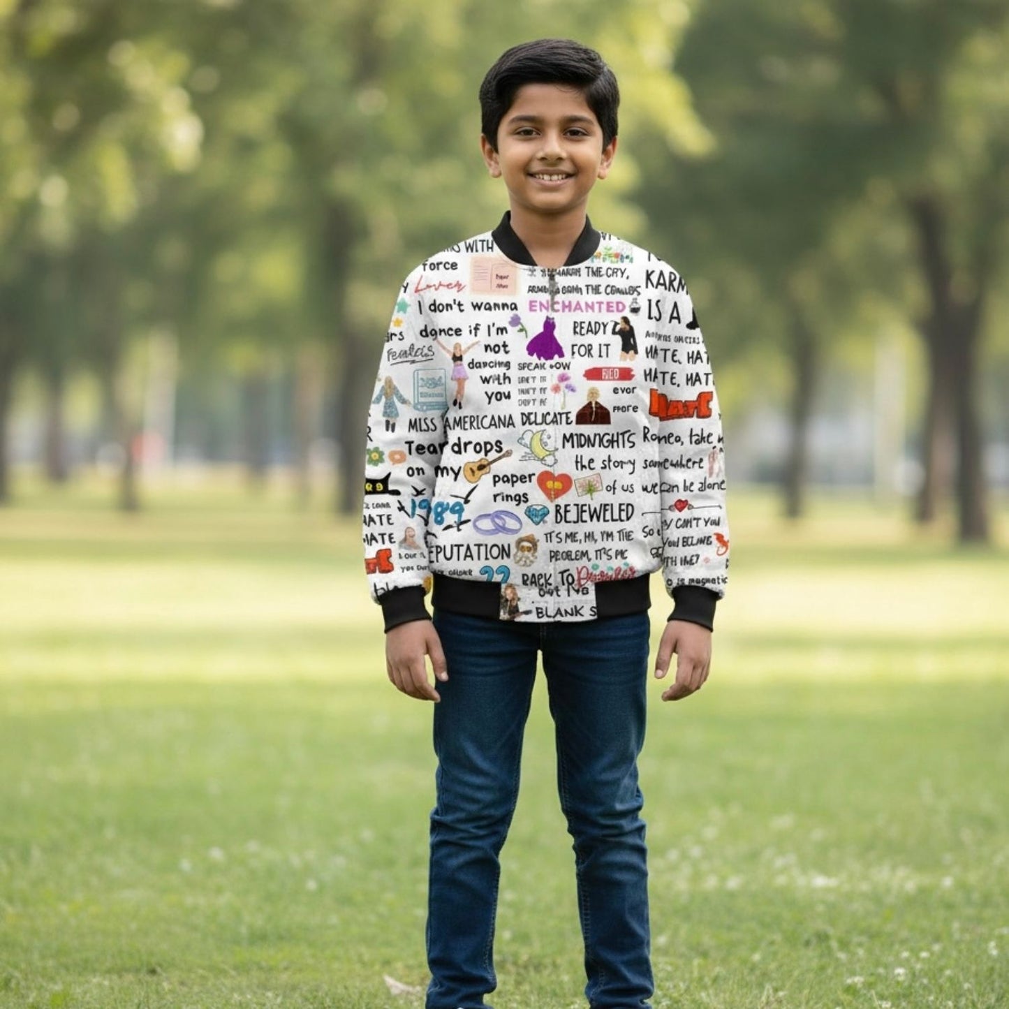 AOP Bomber Jacket - Swiftie Paradise