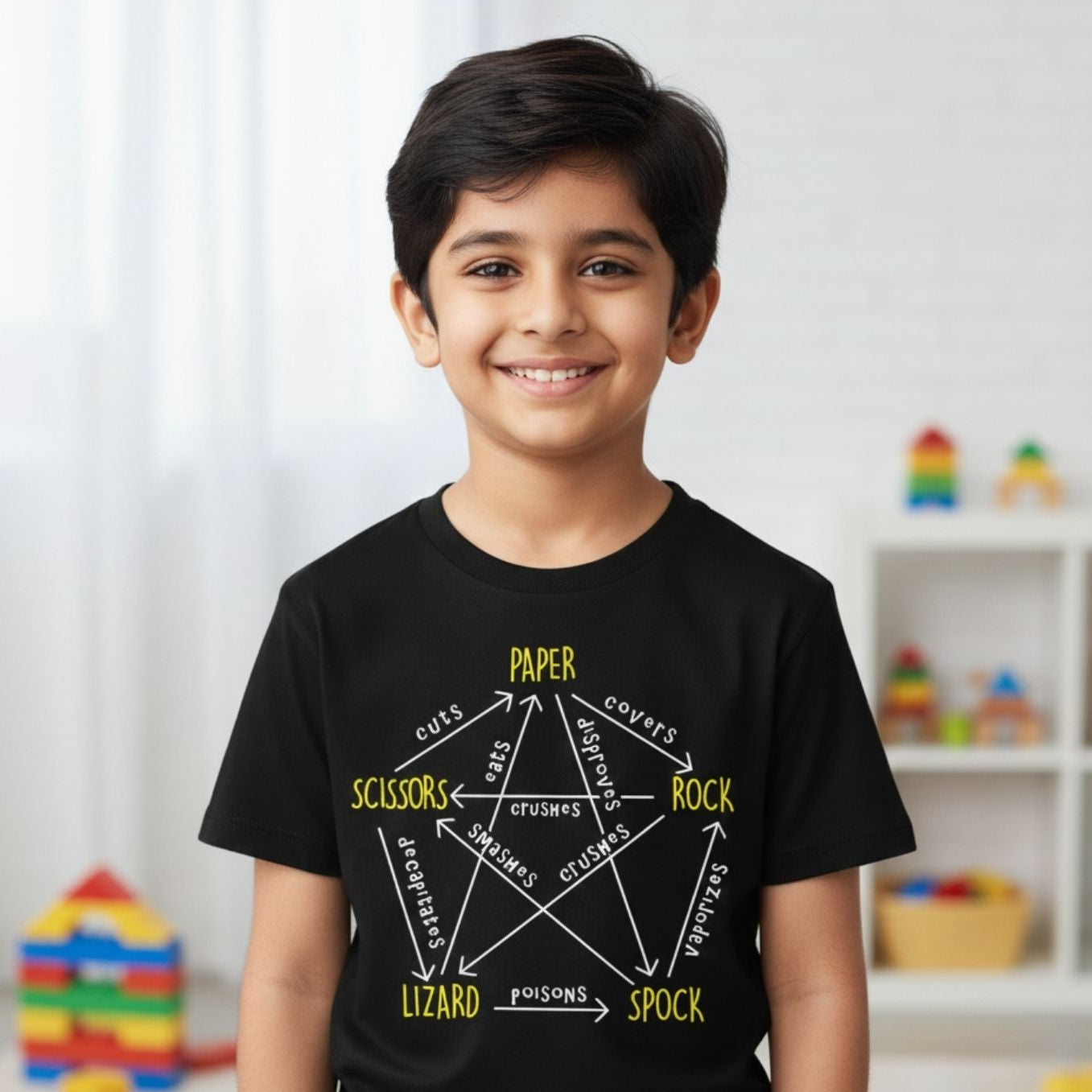 T shirt - Rock Paper Scissors