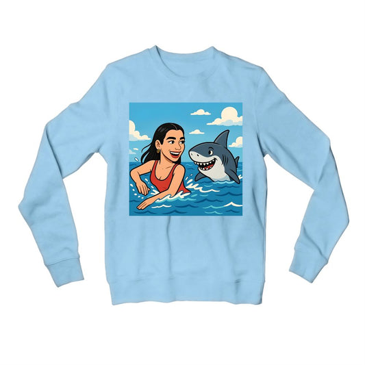 dua lipa optimism under pressure sweatshirt upper winterwear music band buy online india the banyan tee tbt men women girls boys unisex baby blue 