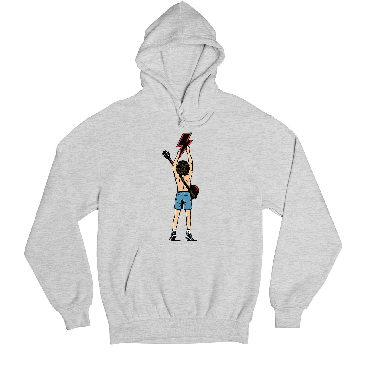 ac/dc angus hoodie hooded sweatshirt winterwear music band buy online india the banyan tee tbt men women girls boys unisex gray