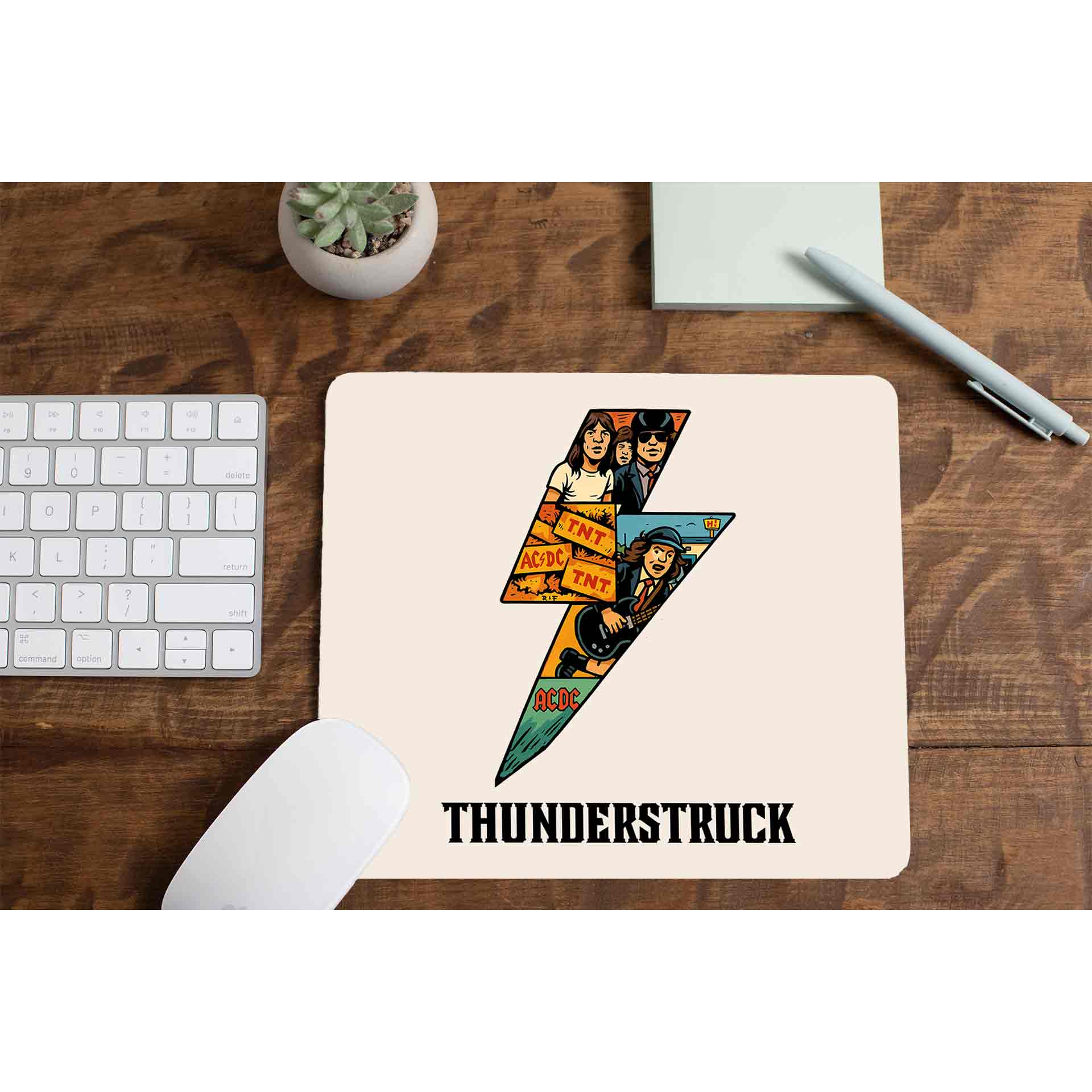 ac/dc thunderstruck mousepad logitech large anime music band buy online india the banyan tee tbt men women girls boys unisex