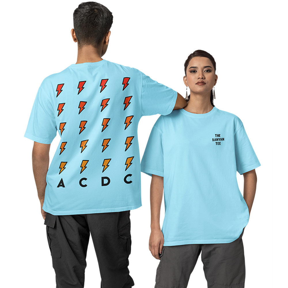 AC/DC Oversized T shirt - High Voltage