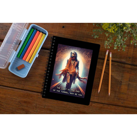 aerosmith amazing - light at the end of the tunnel notebook notepad diary buy online india the banyan tee tbt unruled