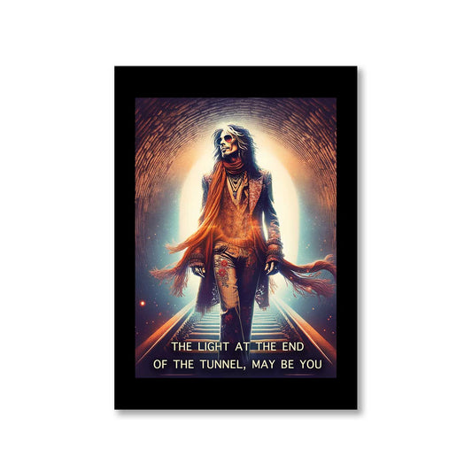 aerosmith amazing - light at the end of the tunnel poster wall art buy online india the banyan tee tbt a4
