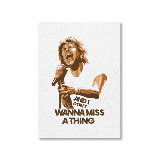 aerosmith don't wanna miss a thing poster wall art buy online india the banyan tee tbt a4