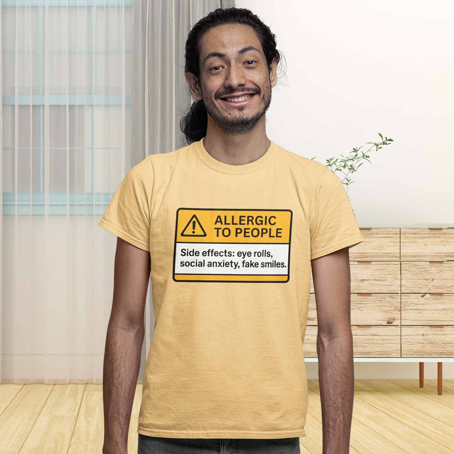 T shirt - Allergic To People