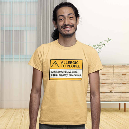 T shirt - Allergic To People