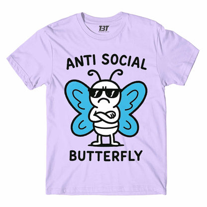 T shirt - Anti Social Butterfly