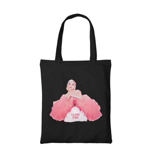 ariana grande cloud pink tote bag cotton printed music band buy online india the banyan tee tbt men women girls boys unisex