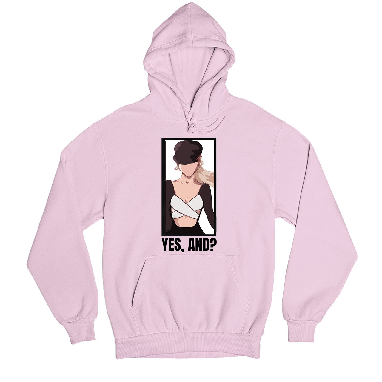 ariana grande yes and hoodie hooded sweatshirt winterwear music band buy online india the banyan tee tbt men women girls boys unisex baby pink 