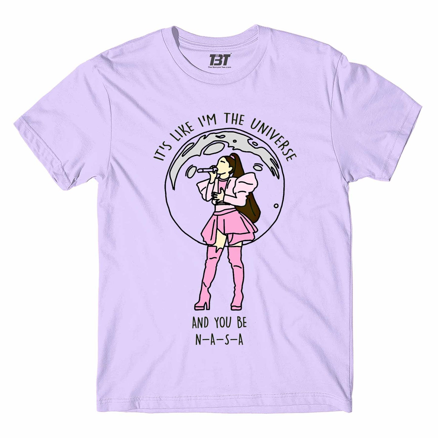 ariana grande nasa t-shirt music band buy online india the banyan tee tbt men women girls boys unisex lavender