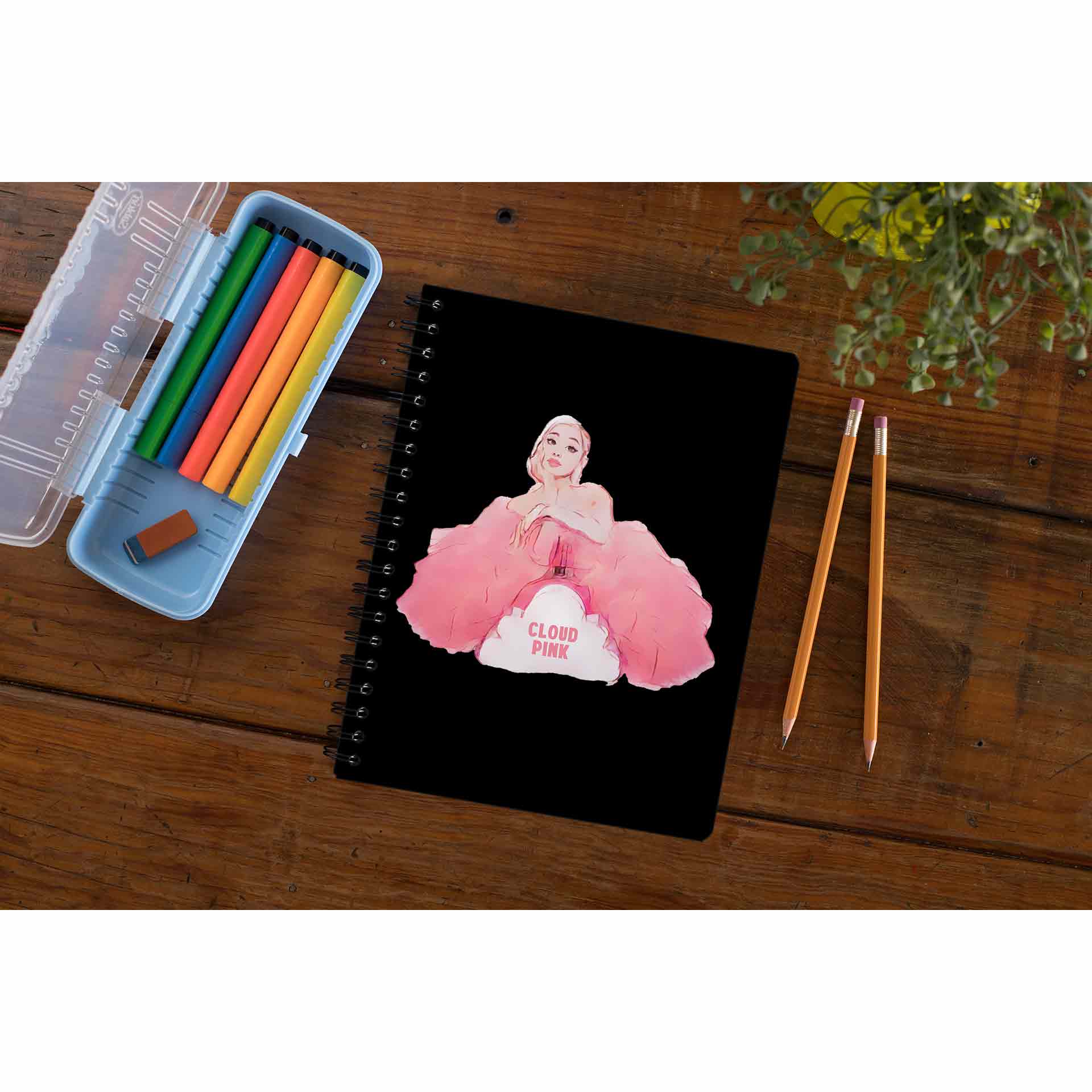 ariana grande cloud pink notebook notepad diary buy online india the banyan tee tbt unruled 