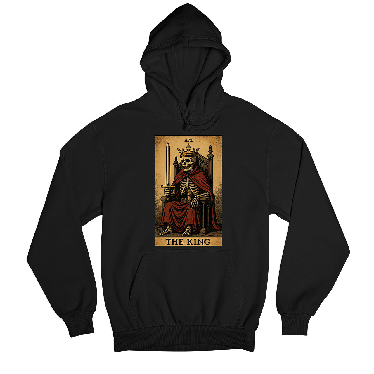 avenged sevenfold the king hoodie hooded sweatshirt winterwear music band buy online india the banyan tee tbt men women girls boys unisex black