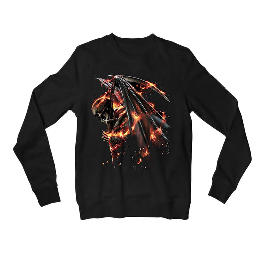 avenged sevenfold shepherd of fire sweatshirt upper winterwear music band buy online india the banyan tee tbt men women girls boys unisex black