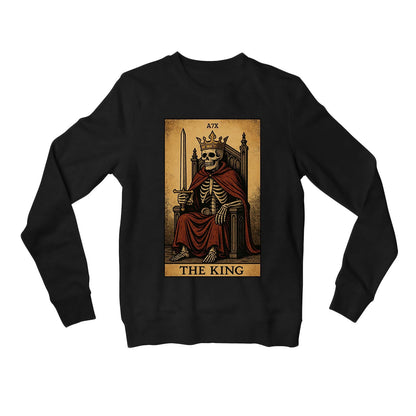 avenged sevenfold the king sweatshirt upper winterwear music band buy online india the banyan tee tbt men women girls boys unisex black 