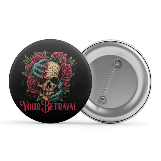 bullet for my valentine your betrayal badge pin button music band buy online india the banyan tee tbt men women girls boys unisex