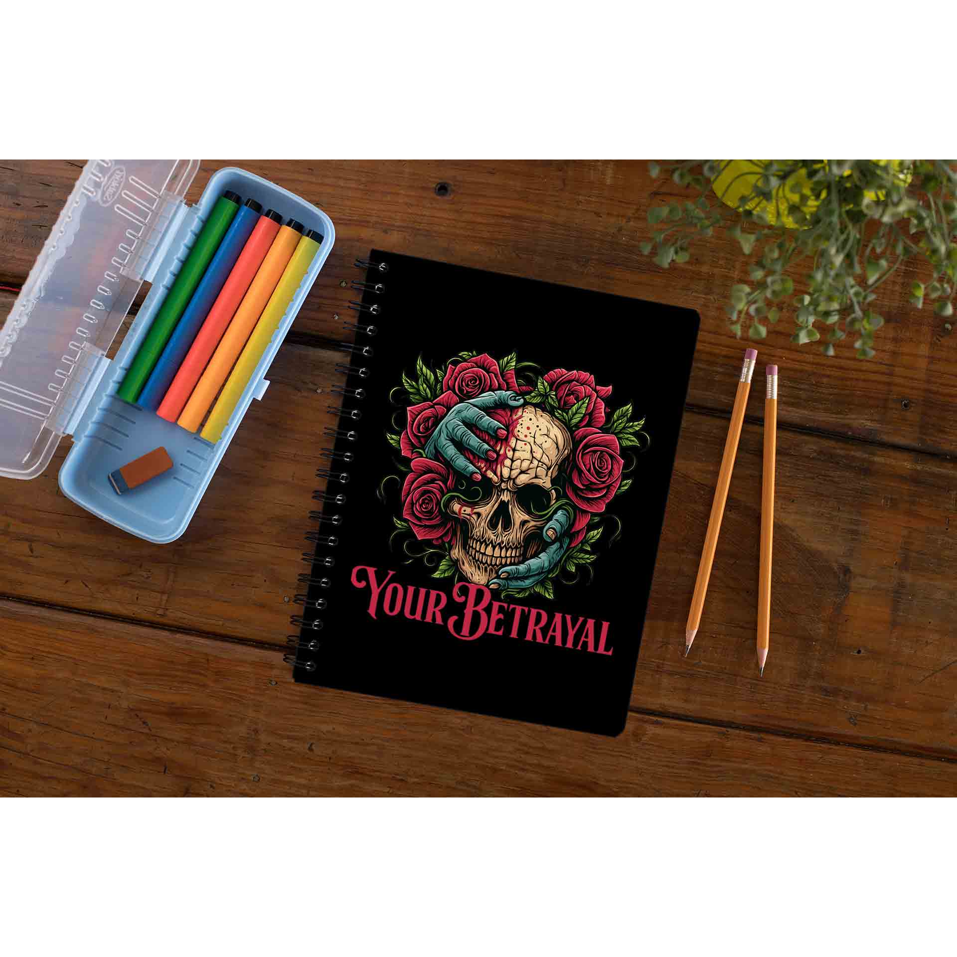 bullet for my valentine your betrayal notebook notepad diary buy online india the banyan tee tbt unruled