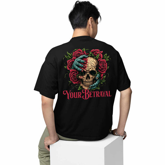 bullet for my valentine oversized t shirt - your betrayal music t-shirt black buy online india the banyan tee tbt men women girls boys unisex