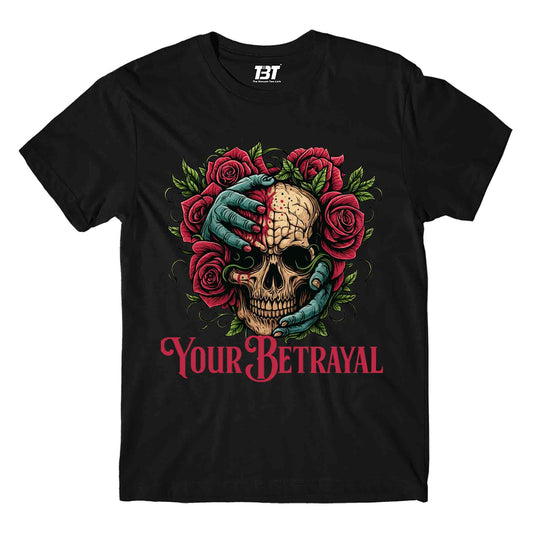 bullet for my valentine your betrayal t-shirt music band buy online india the banyan tee tbt men women girls boys unisex black