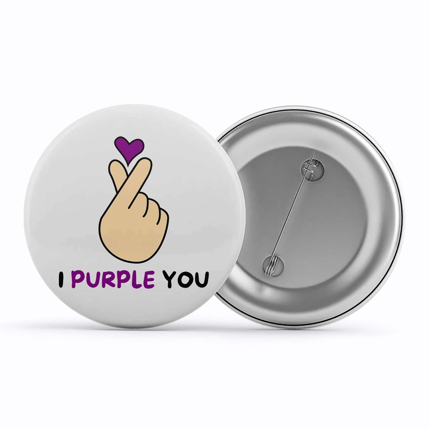 bts i purple you badge pin button music band buy online india the banyan tee tbt men women girls boys unisex  