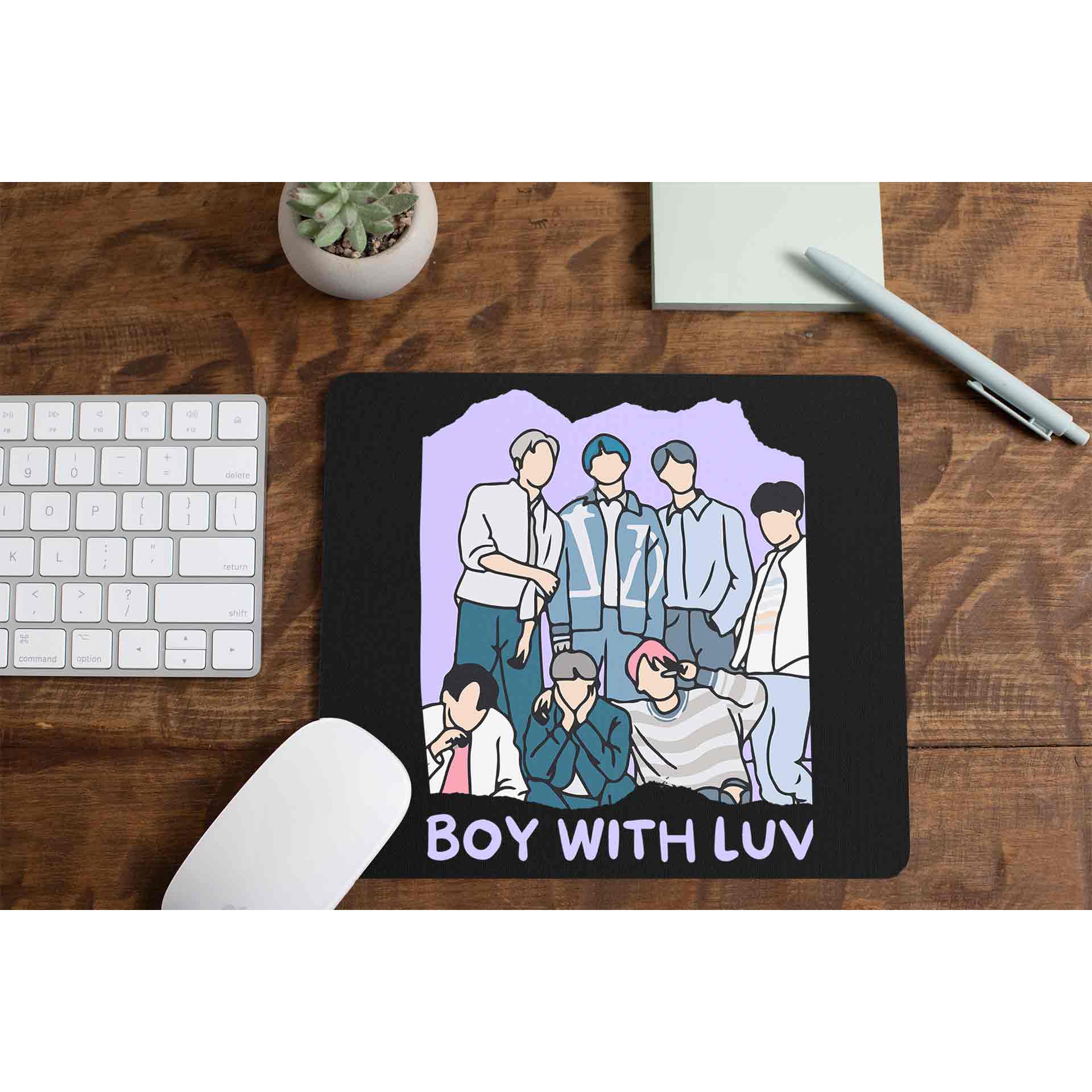 bts boy with luv mousepad logitech large anime music band buy online india the banyan tee tbt men women girls boys unisex  