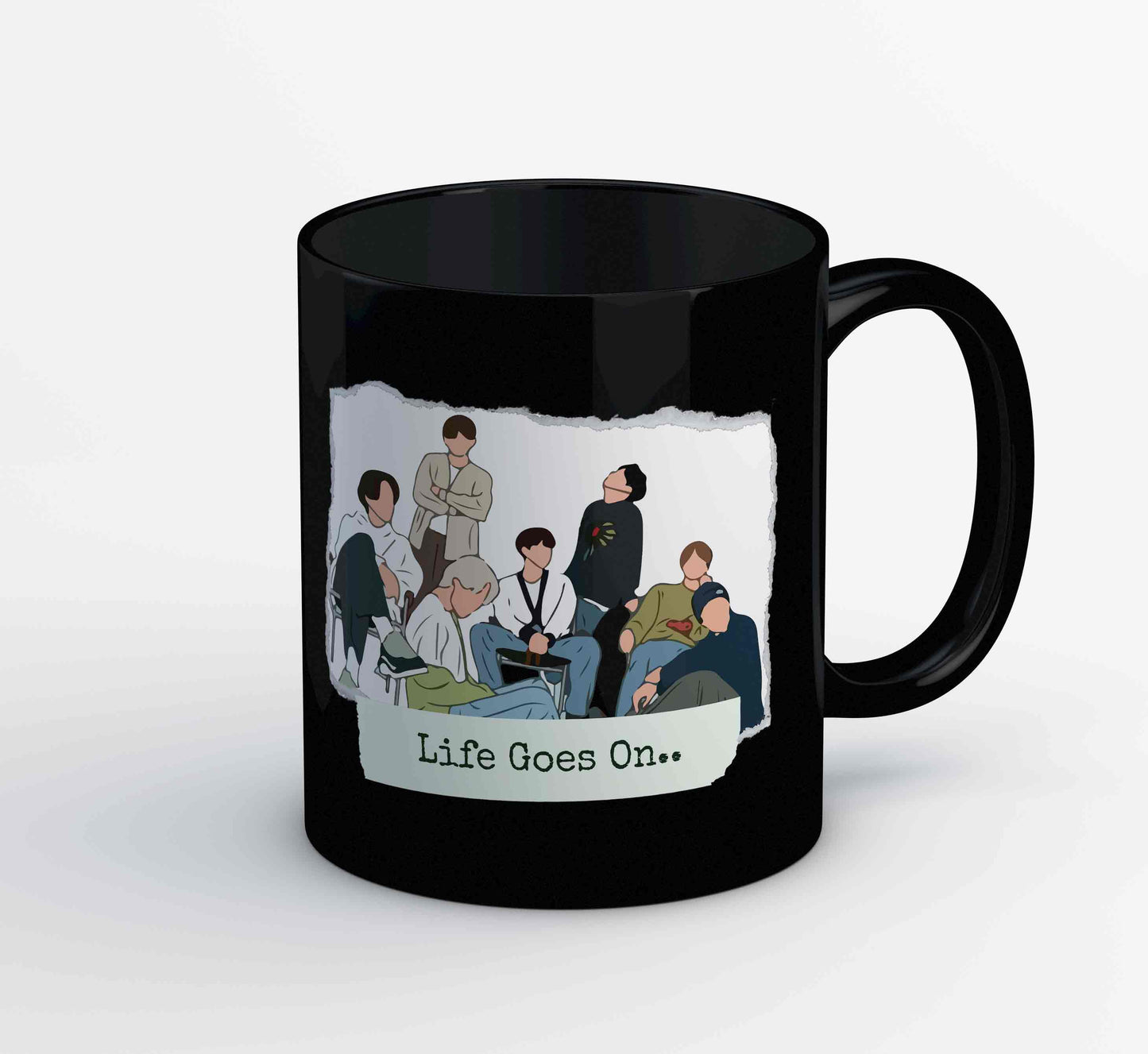 bts life goes on mug coffee ceramic music band buy online india the banyan tee tbt men women girls boys unisex  