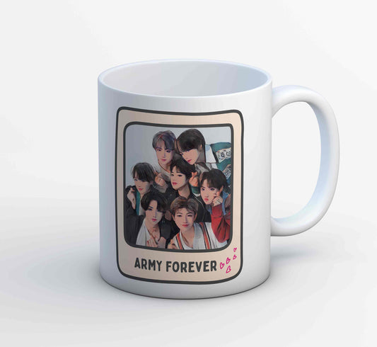 bts army forever mug coffee ceramic music band buy online india the banyan tee tbt men women girls boys unisex  