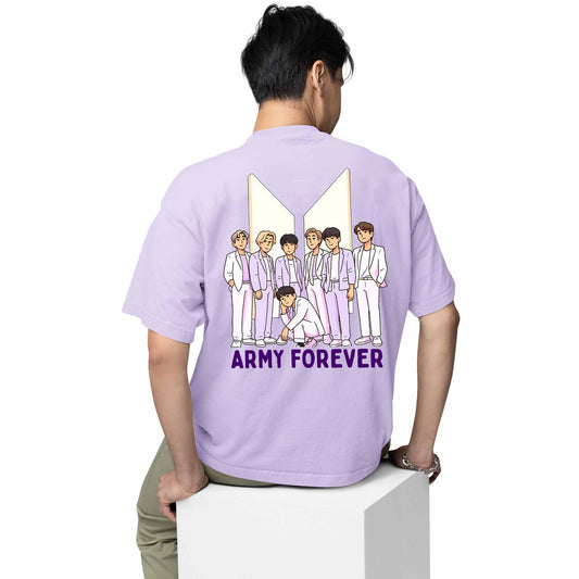 bts oversized t shirt - army forever music t-shirt white buy online india the banyan tee tbt men women girls boys unisex