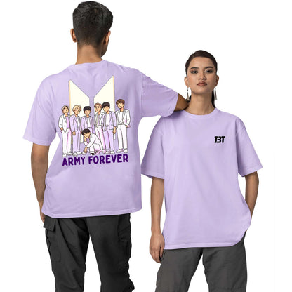 bts oversized t shirt - army forever music t-shirt white buy online india the banyan tee tbt men women girls boys unisex