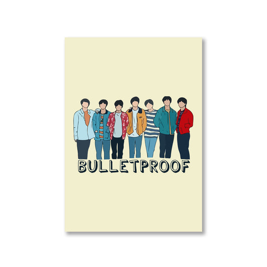 BTS Poster Posters India The Banyan Tee TBT Bangtan Boys K Pop Bullet Proof Boy Scouts
