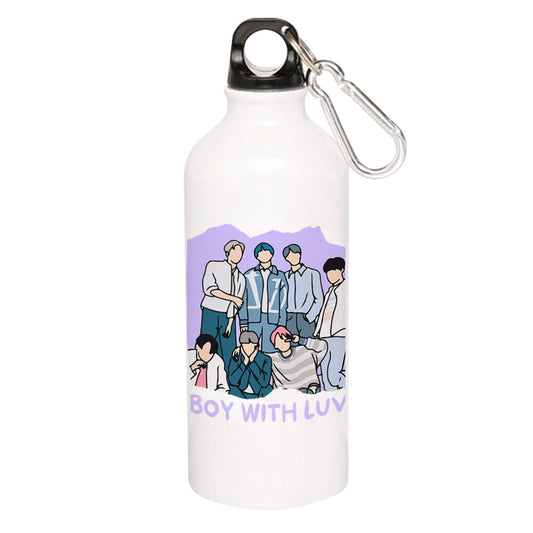 bts boy with luv sipper steel water bottle flask gym shaker music band buy online india the banyan tee tbt men women girls boys unisex  