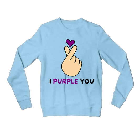 bts i purple you sweatshirt upper winterwear music band buy online india the banyan tee tbt men women girls boys unisex baby blue 