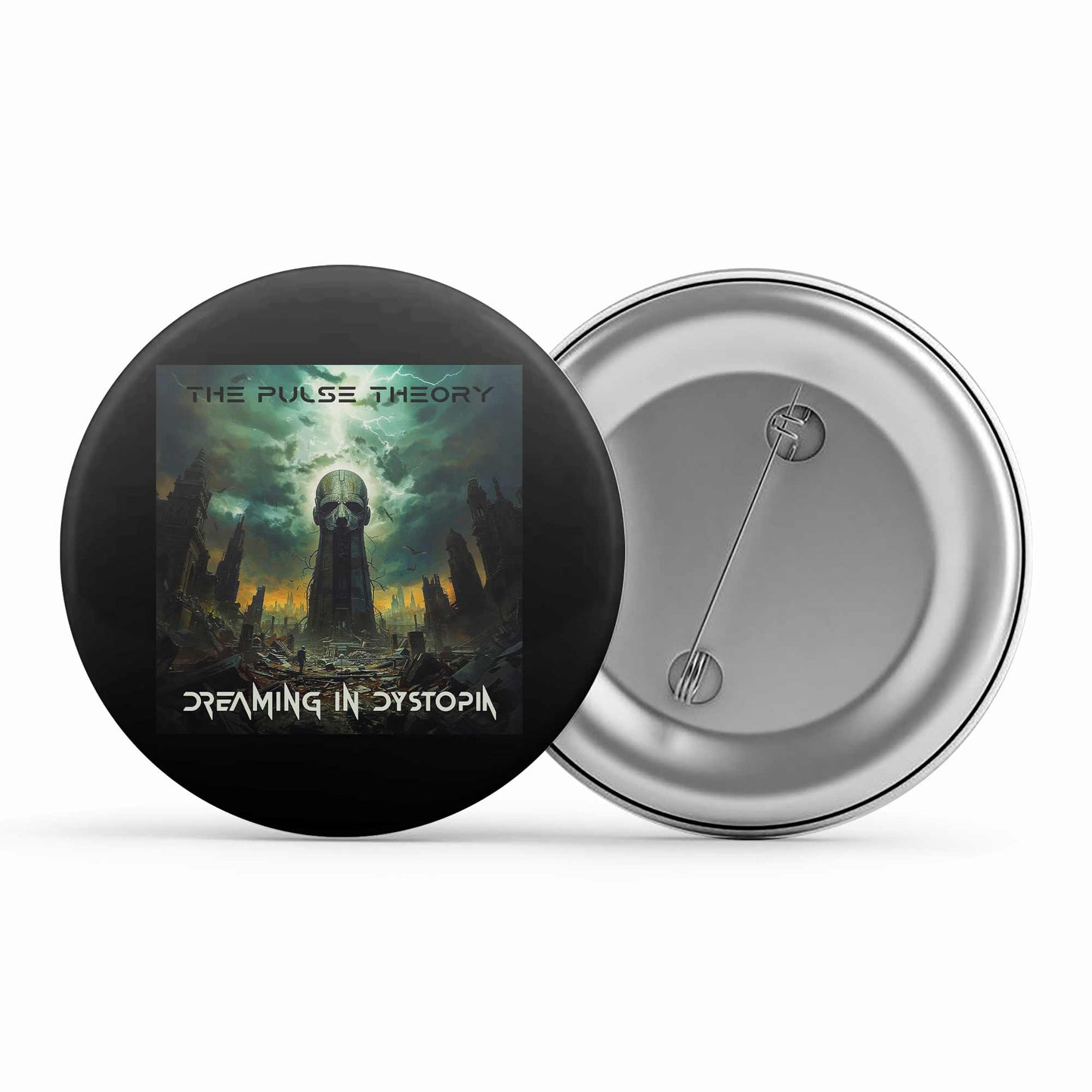prog encounters dreaming in dystopia badge pin button music band buy online india the banyan tee tbt men women girls boys unisex
