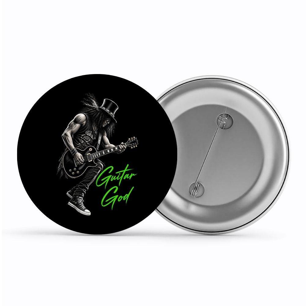guns n' roses guitar god badge pin button music band buy online india the banyan tee tbt men women girls boys unisex  
