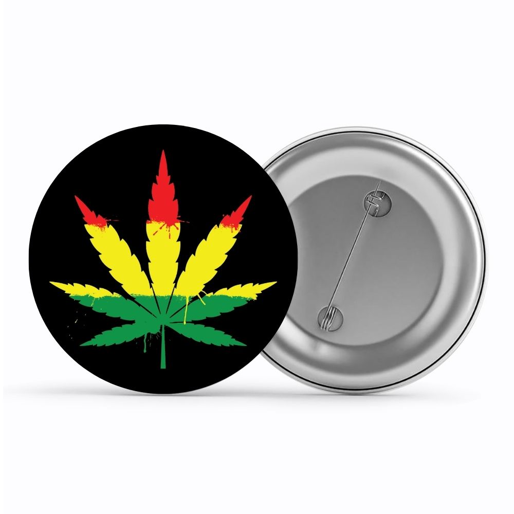 bob marley unity leaf badge pin button music band buy online india the banyan tee tbt men women girls boys unisex  