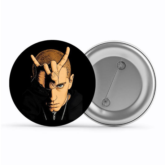 eminem bull horn badge pin button music band buy online india the banyan tee tbt men women girls boys unisex  