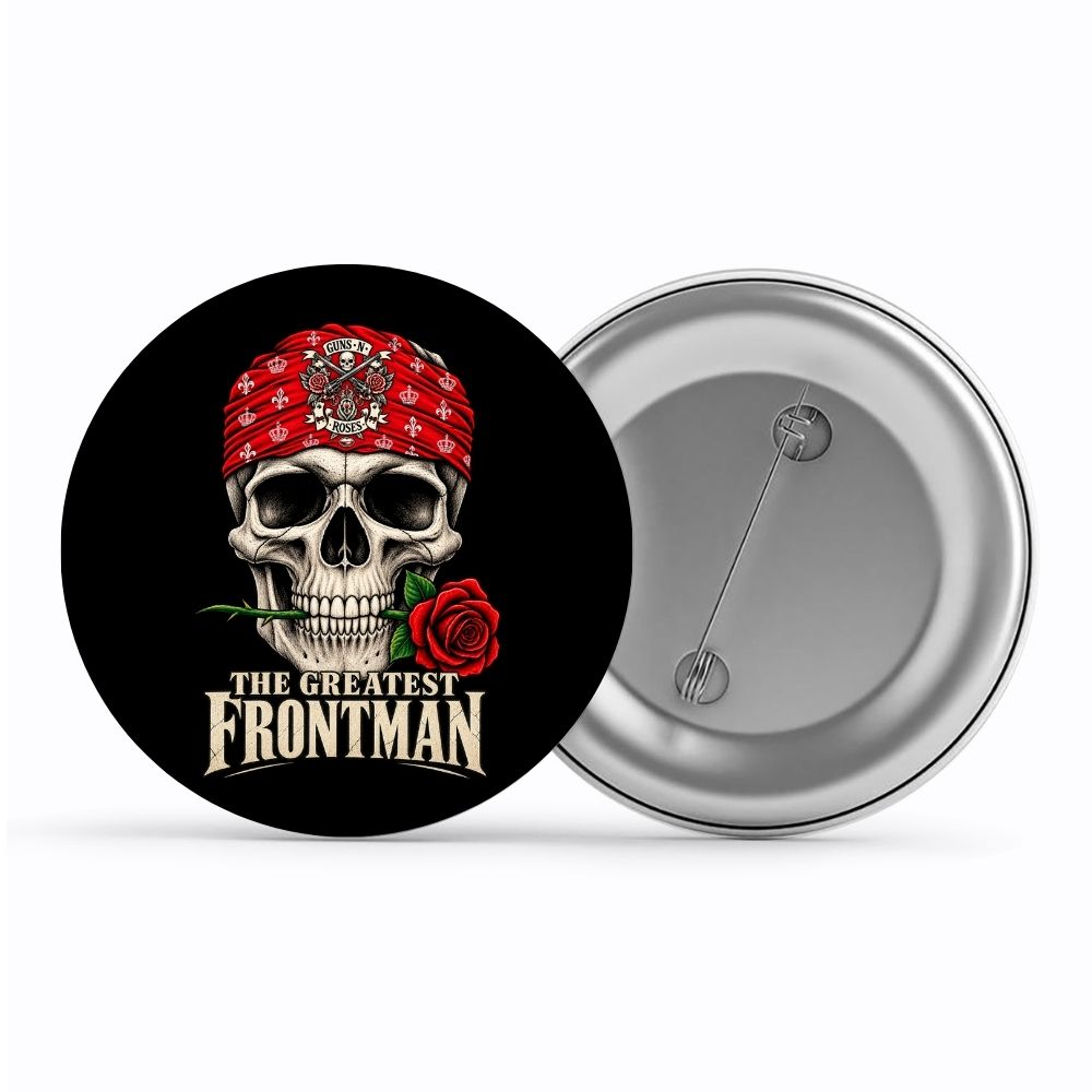 guns n' roses the greatest frontman badge pin button music band buy online india the banyan tee tbt men women girls boys unisex  