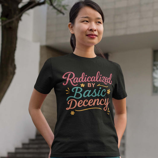 graphic basic decency t-shirt printed graphic stylish buy online india the banyan tee tbt men women girls boys unisex black 